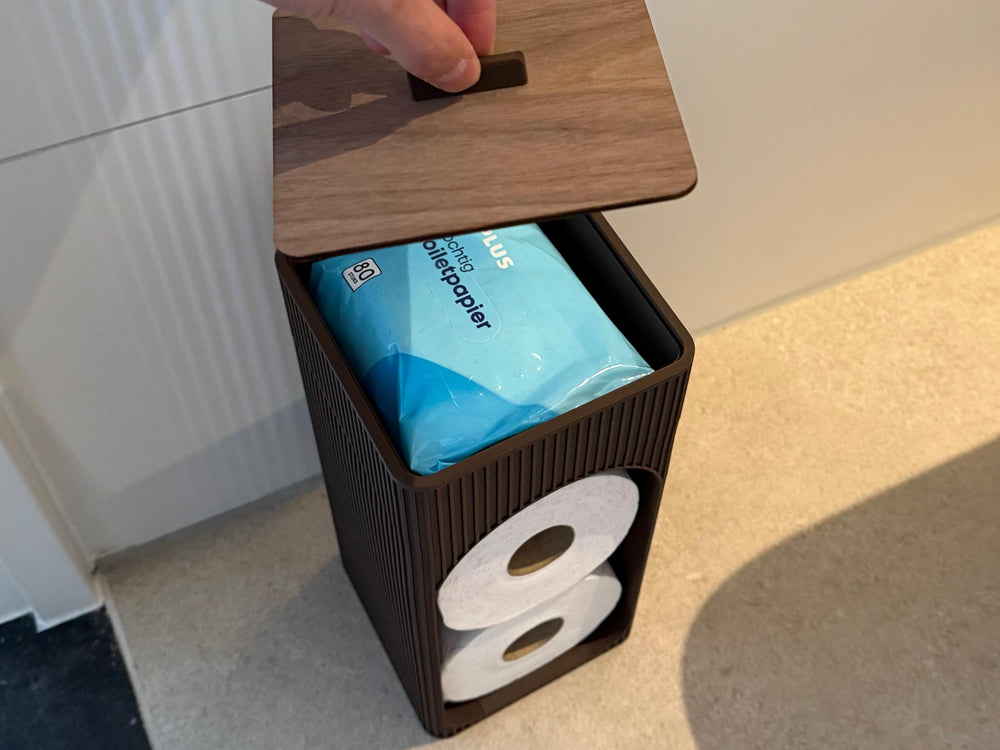 Toilet Organizer Lid - 3D printed in Canada by UMore3D
