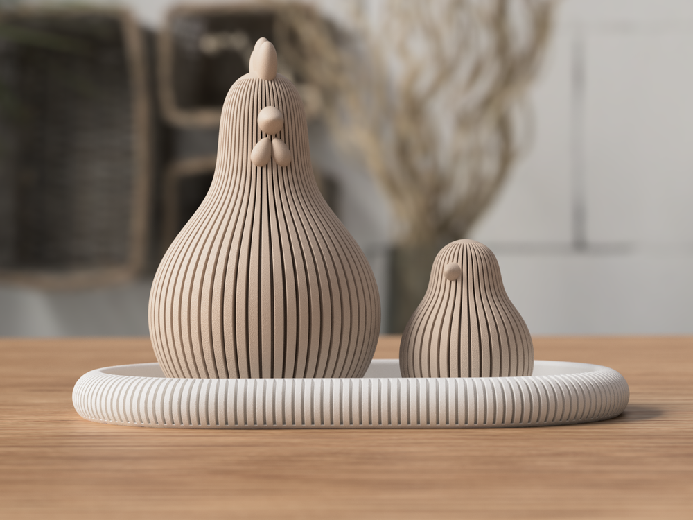 Japandi Tray - 3D printed in Canada by UMore3D