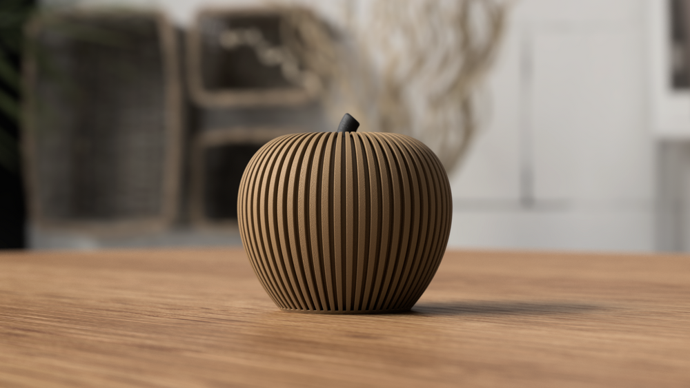 Autumn Apple - 3D printed in Canada by UMore3D