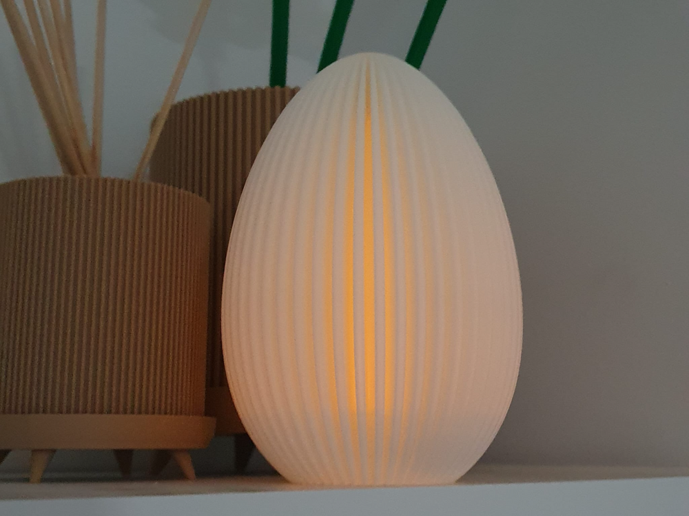 Easter Egg Vase (Vase Mode) - 3D printed in Canada by UMore3D