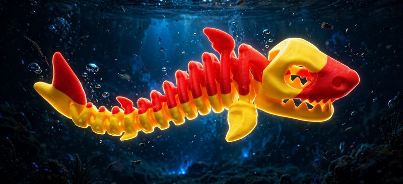 Articulated Shark - underwater